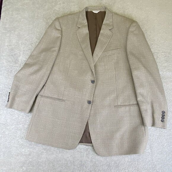 Joseph & Feiss Tan Suit Blazer - Picture 1 of 16